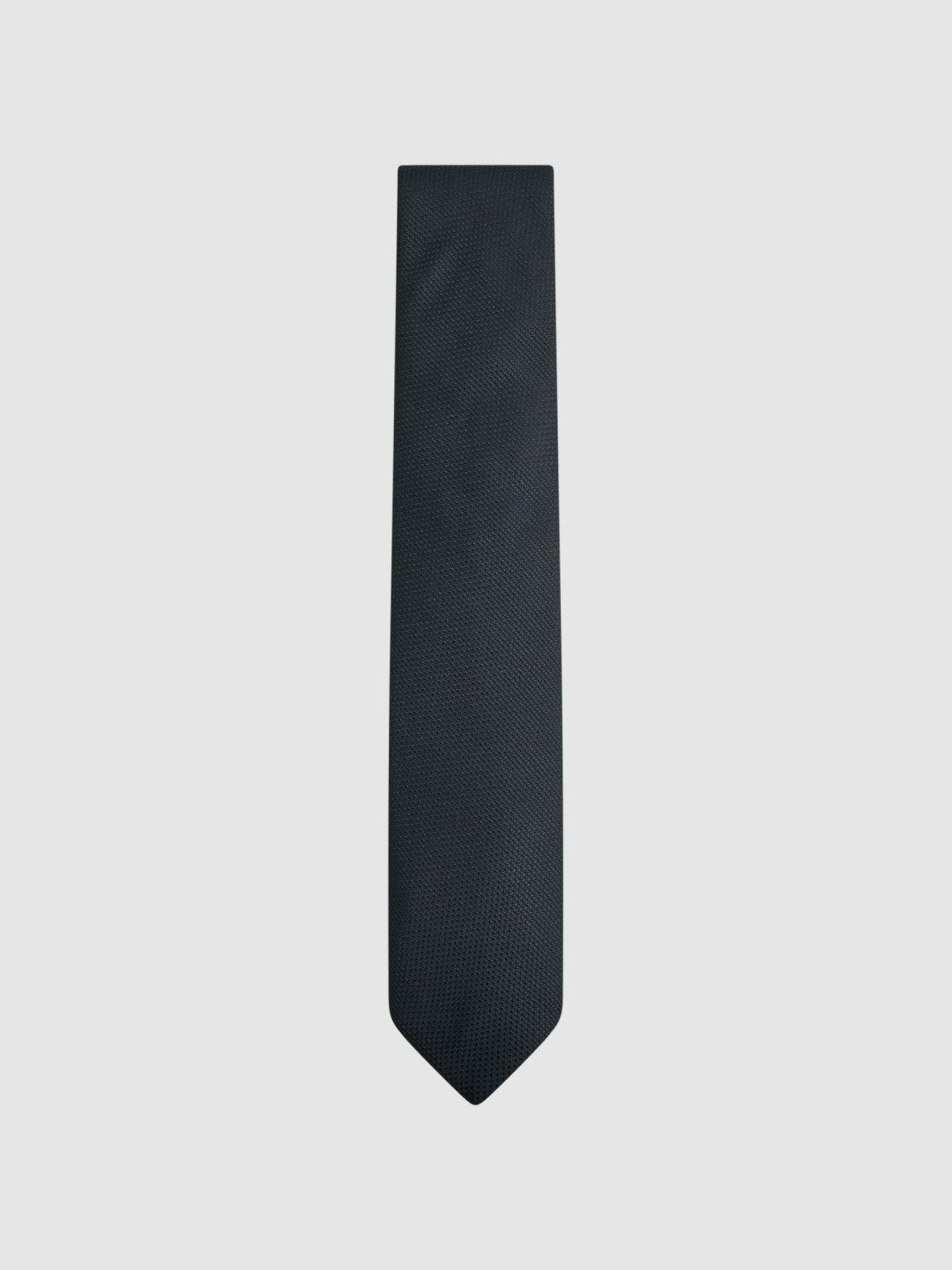 Textured Silk Blend Tie Navy | Mens