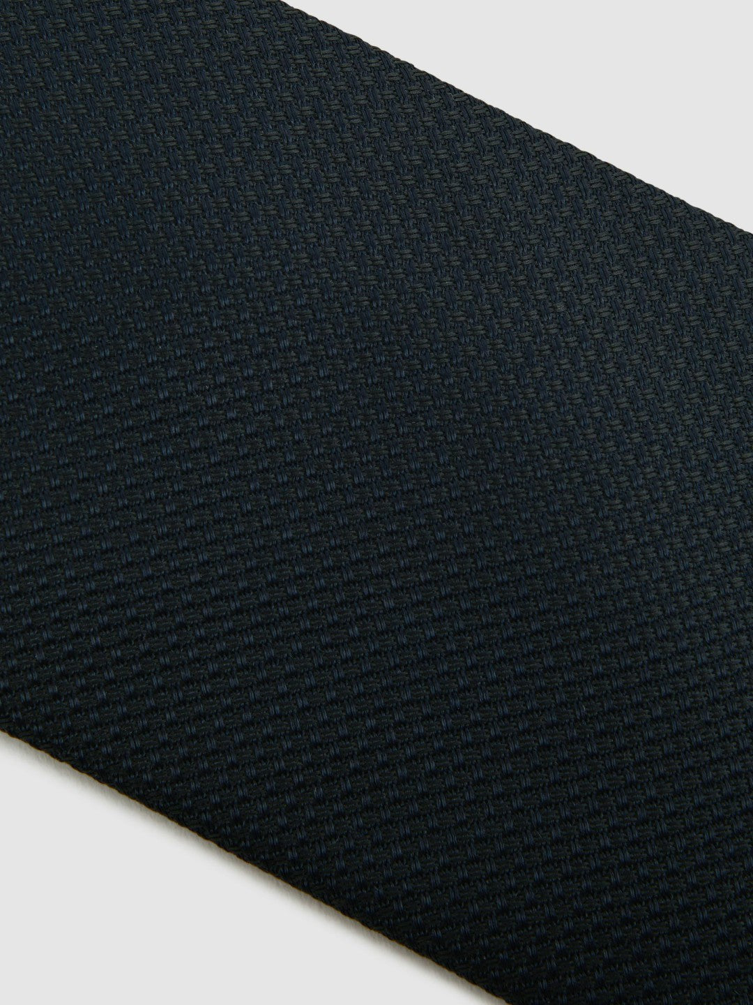 Textured Silk Blend Tie Navy | Mens