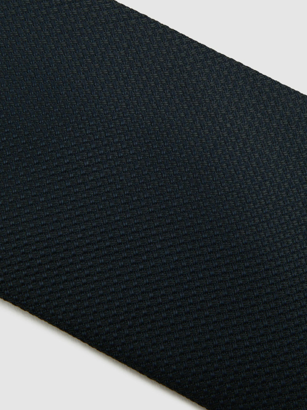 Textured Silk Blend Tie Navy | Mens