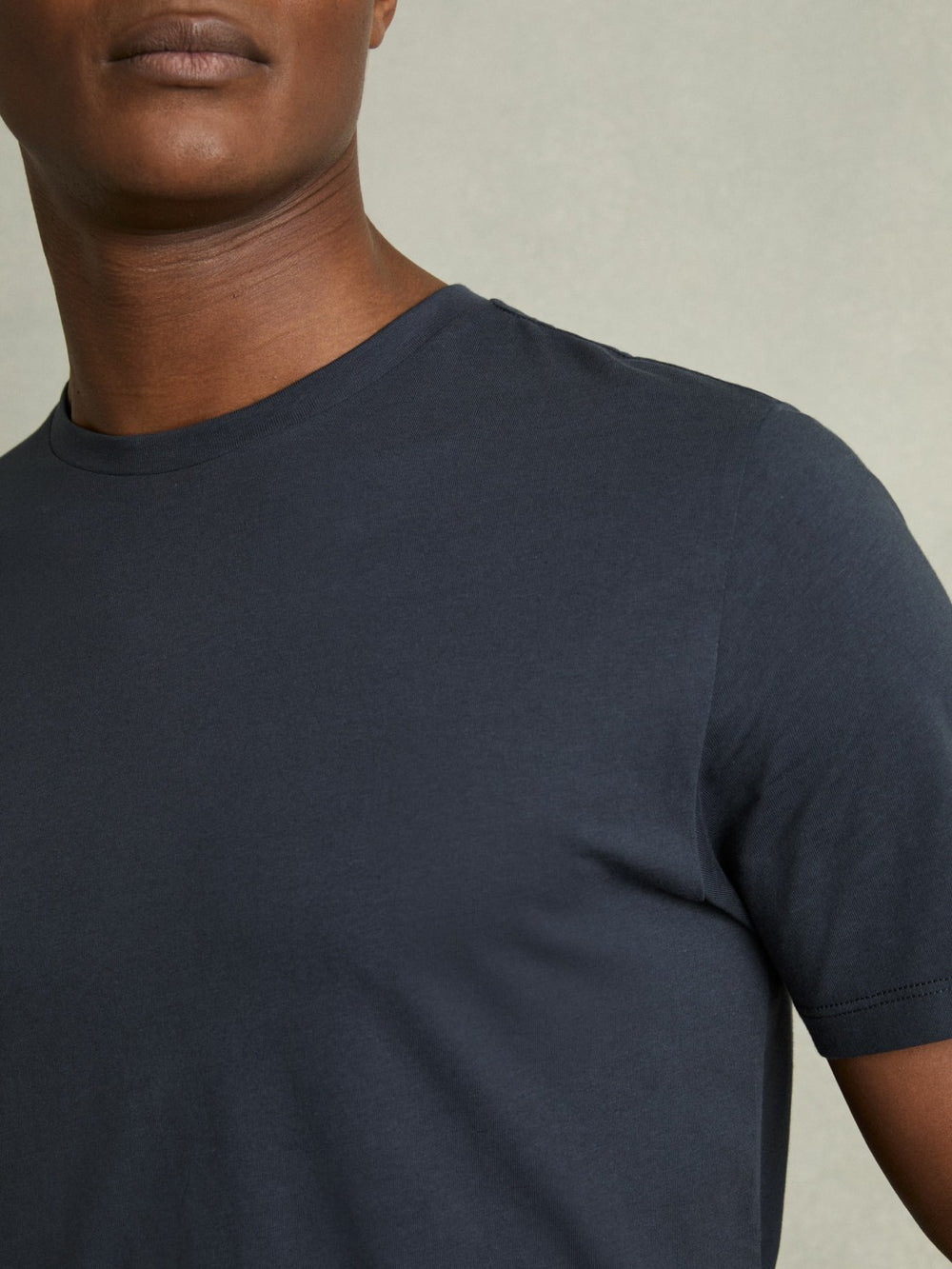 Cotton Crew Neck T-Shirt  | Mens