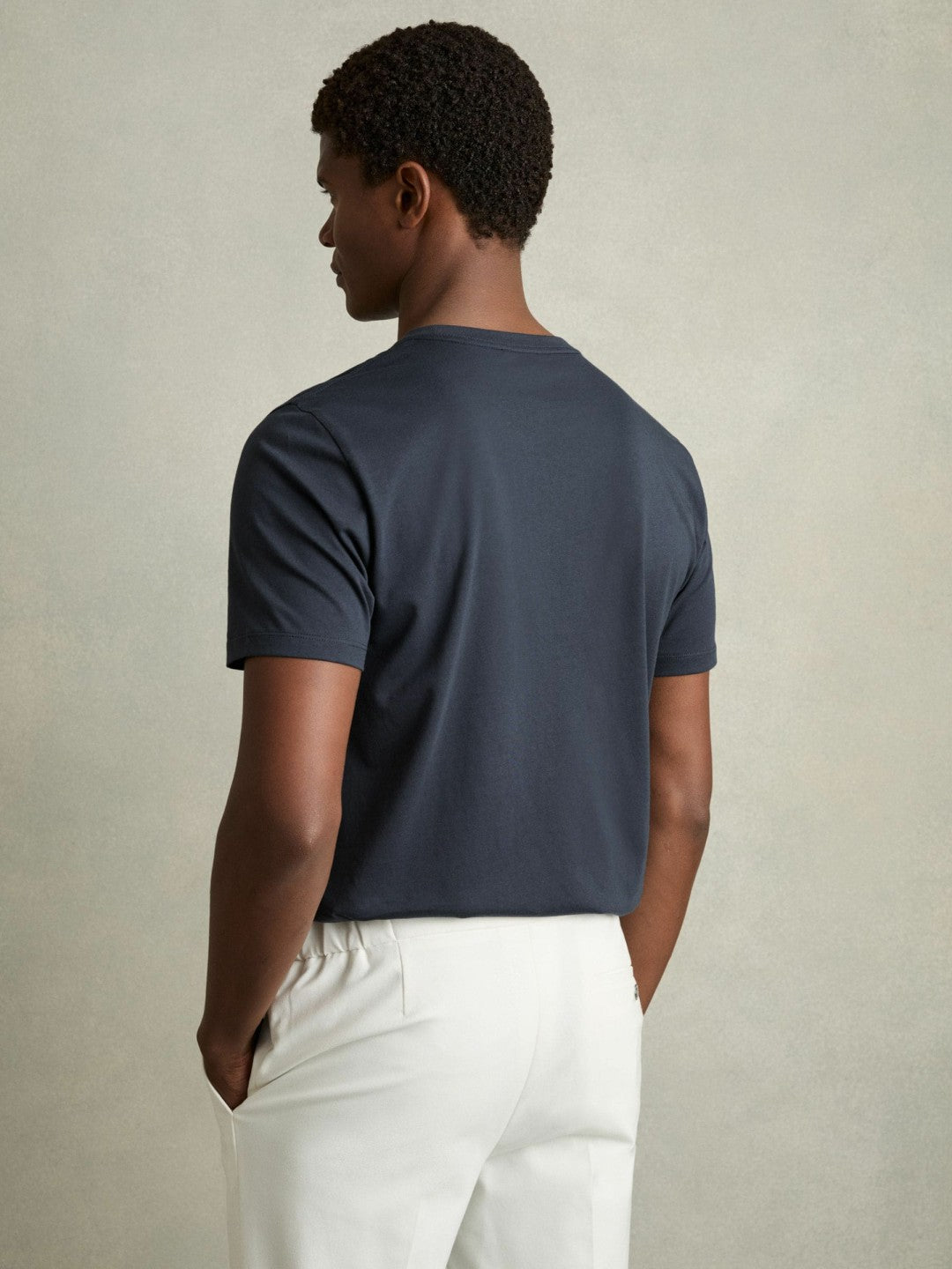 Cotton Crew Neck T-Shirt  | Mens