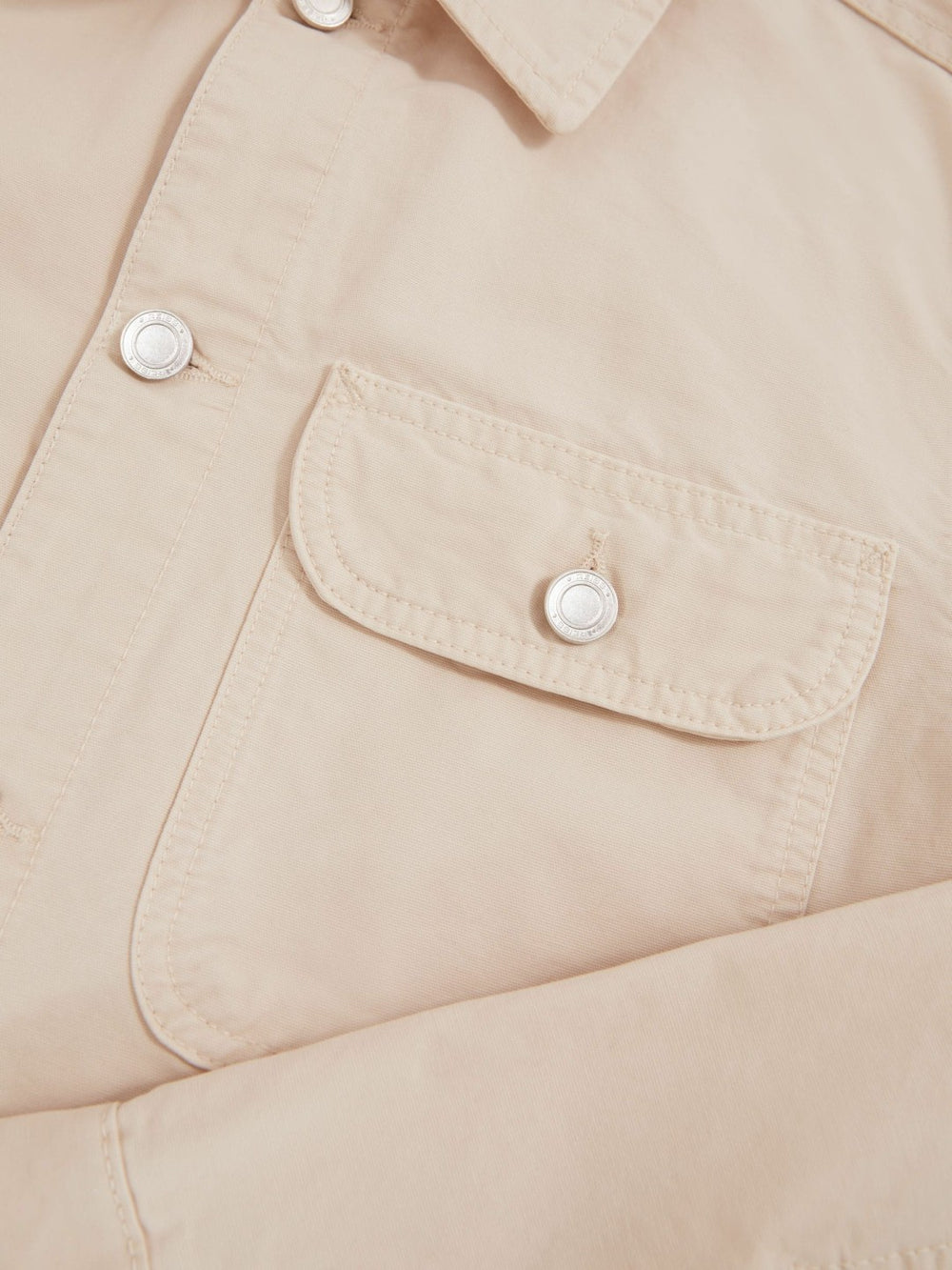 Cotton Worker Jacket Stone | Mens