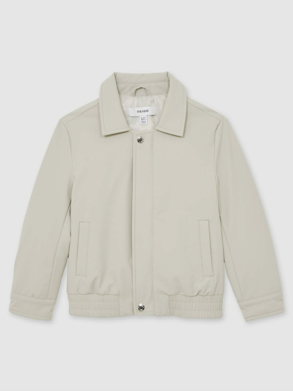 Zip-Through Harrington Jacket Stone | Children
