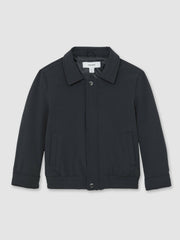 13-14 yrs Zip Through Harrington Jacket Blue | Children