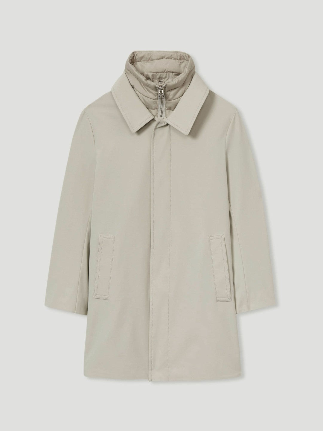 3-9 yrs Gabardine Coat with Removable Gilet Stone | Children