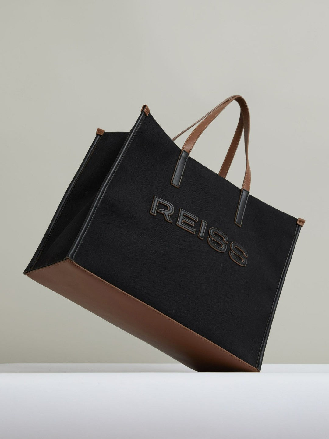 Canvas Logo Tote Bag Black | Womens