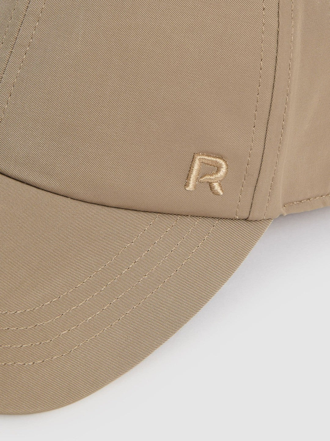 Logo-Embroidered Baseball Cap Taupe | Womens