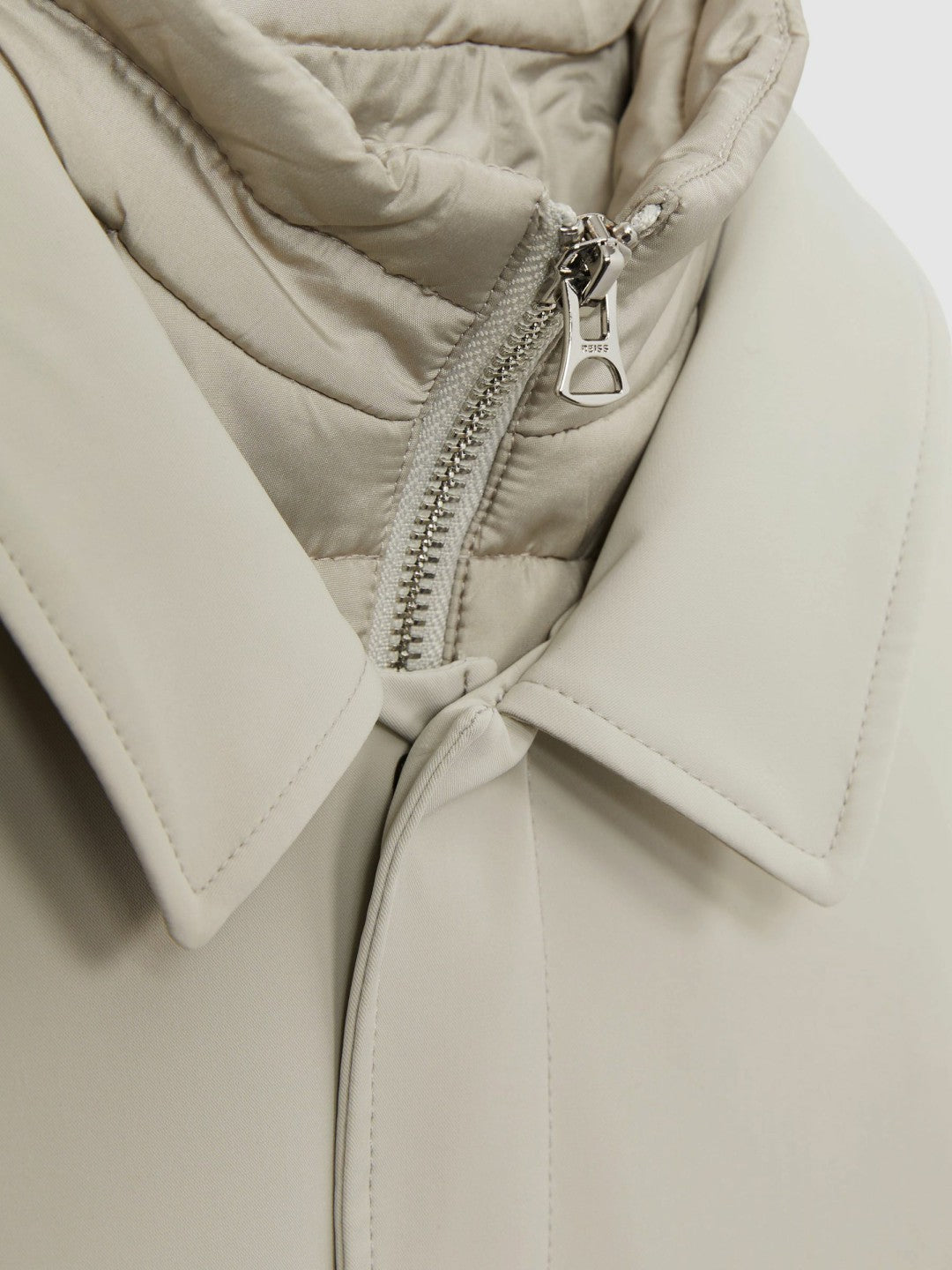 13-14 yrs Gabardine Coat with Removable Gilet Stone | Children