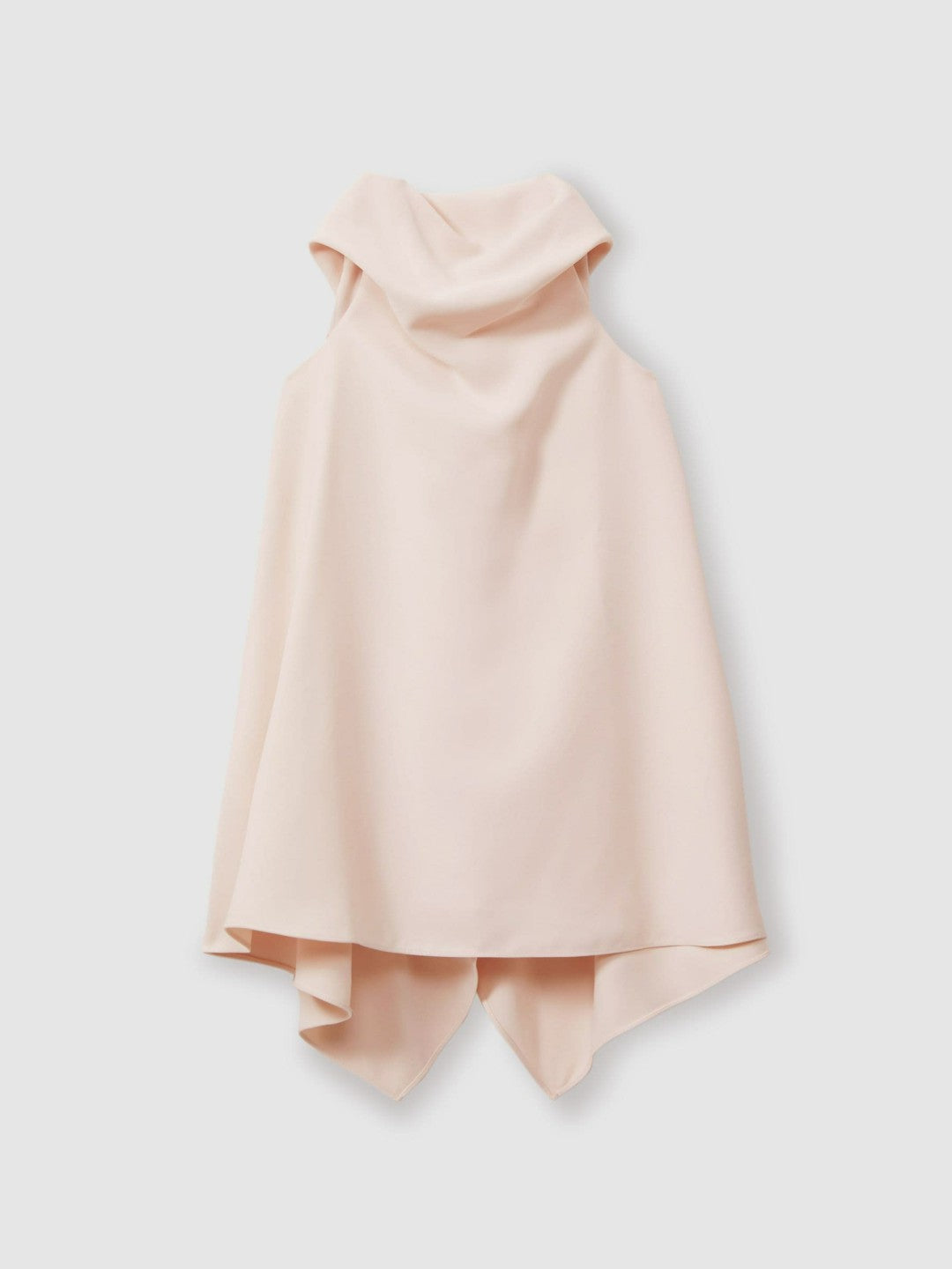 3-9 yrs High-Neck Drape Back Dress Pink | Children