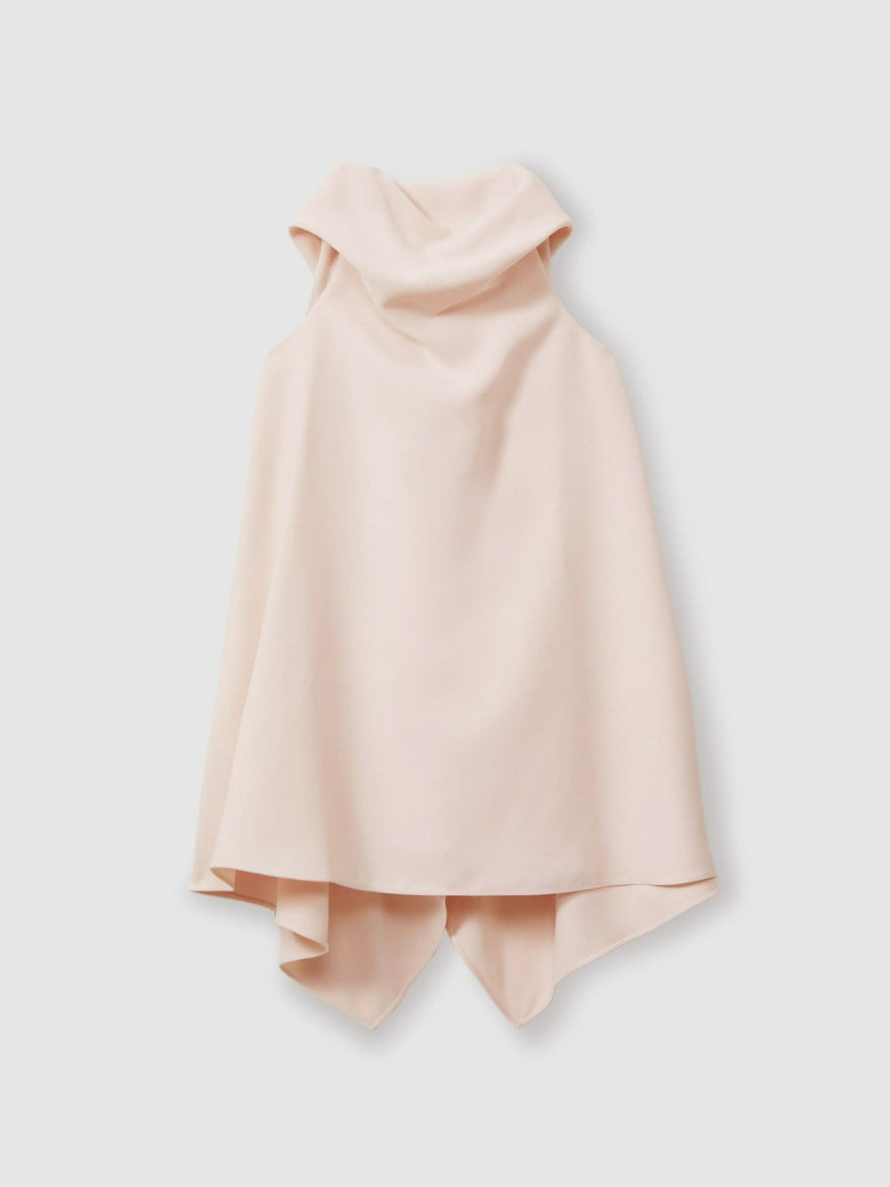 3-9 yrs High-Neck Drape Back Dress Pink | Children
