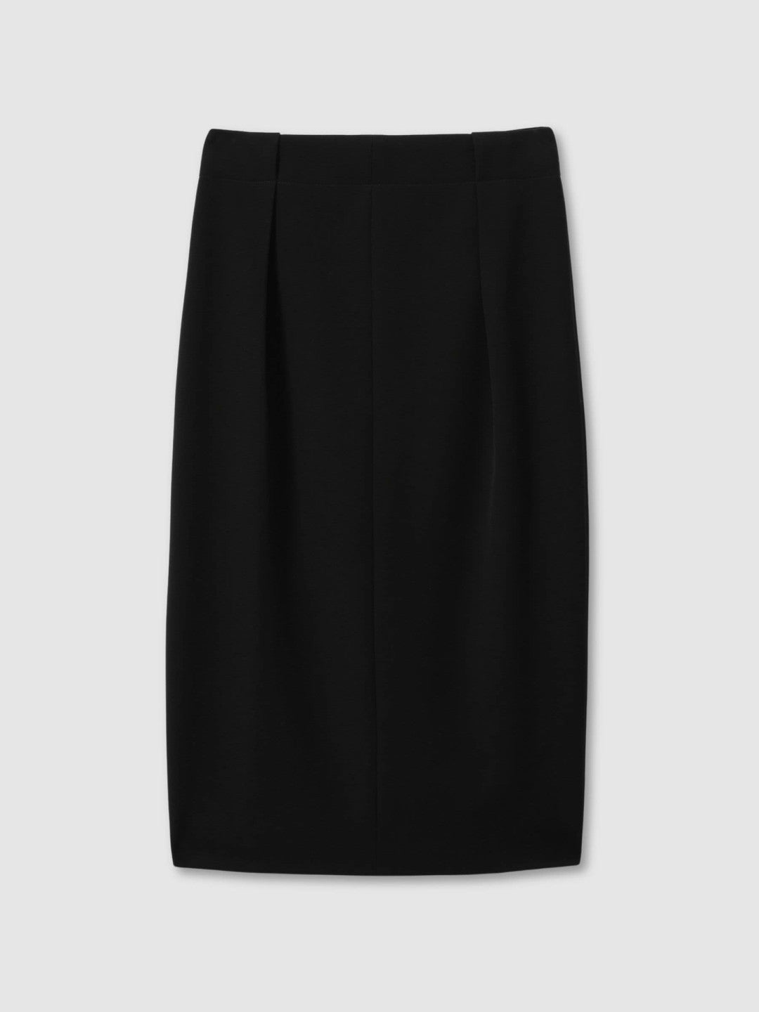 Petite Tailored Midi Suit Skirt Black | Womens