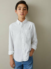 3-9 yrs Button Down Oxford Shirt White | Children