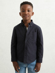 3-9 yrs Button Down Oxford Shirt Navy | Children
