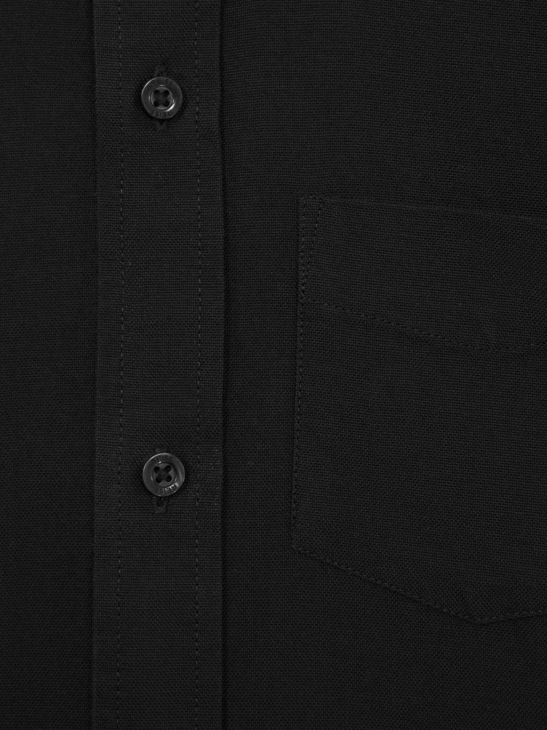 3-9 yrs Button Down Oxford Shirt Black | Children