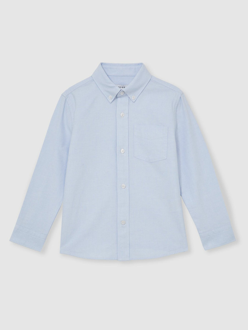 9-13 yrs Button Down Oxford Shirt Soft Blue | Children