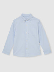 9-13 yrs Button Down Oxford Shirt Soft Blue | Children