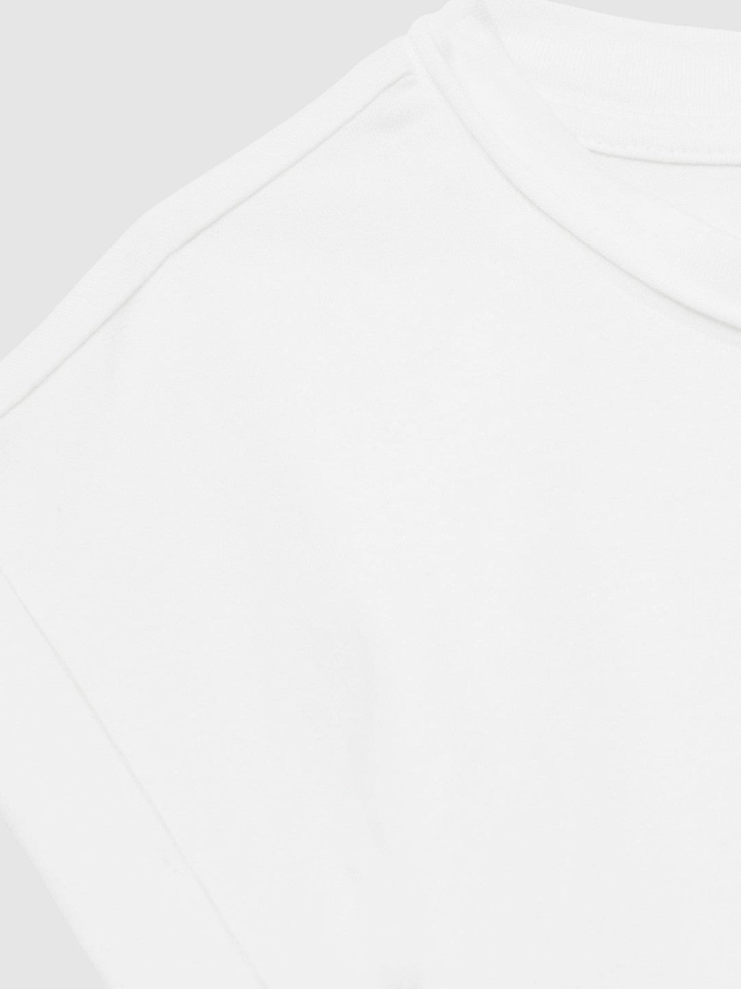 9-13 yrs Cotton-Jersey Cropped T-Shirt White | Children