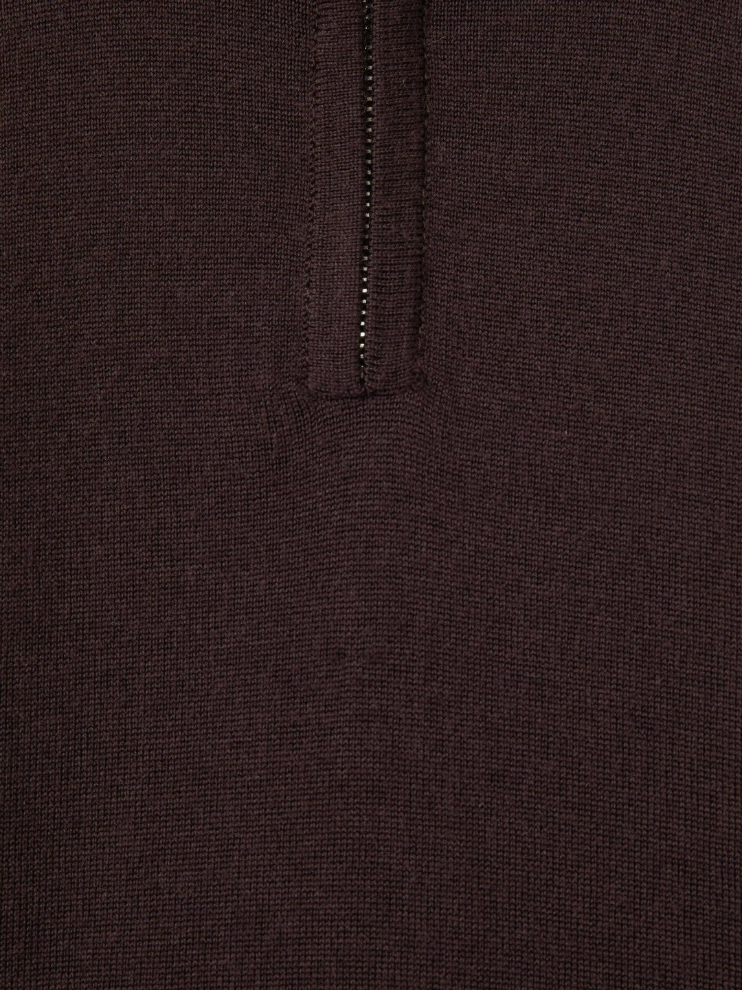 9-13 yrs Merino Wool Half-Zip Funnel Neck Jumper Dark Bordeaux | Children