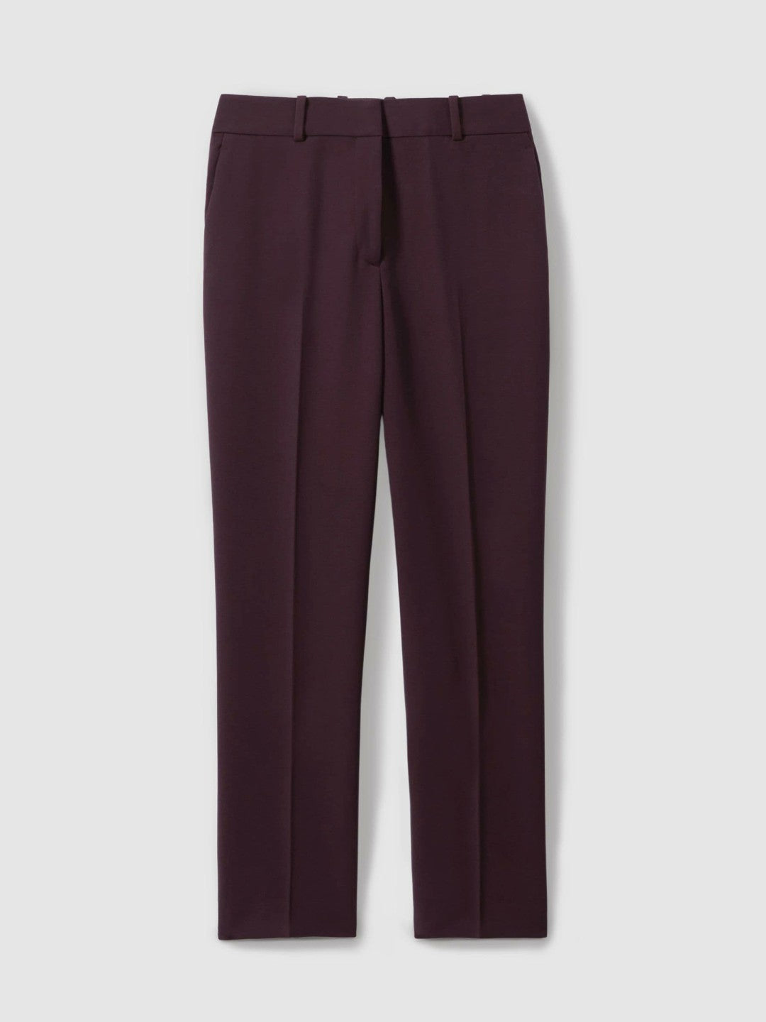 Petite Slim Fit Suit Trousers Berry | Womens