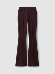 Petite Flared Suit Trousers Berry | Womens