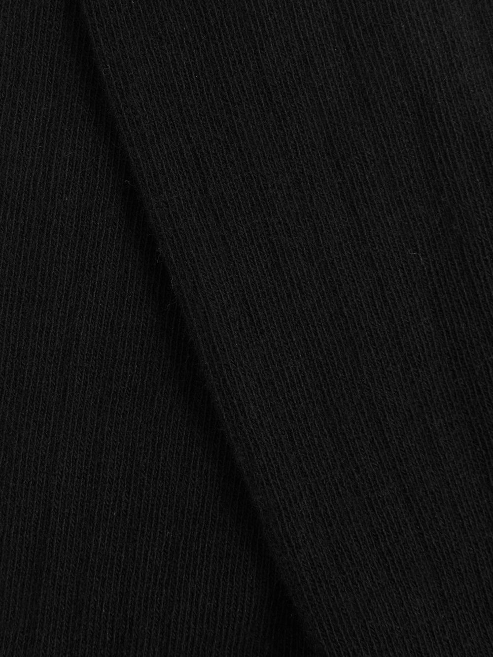 Cotton Blend Ribbed Loafer Socks Black | Womens