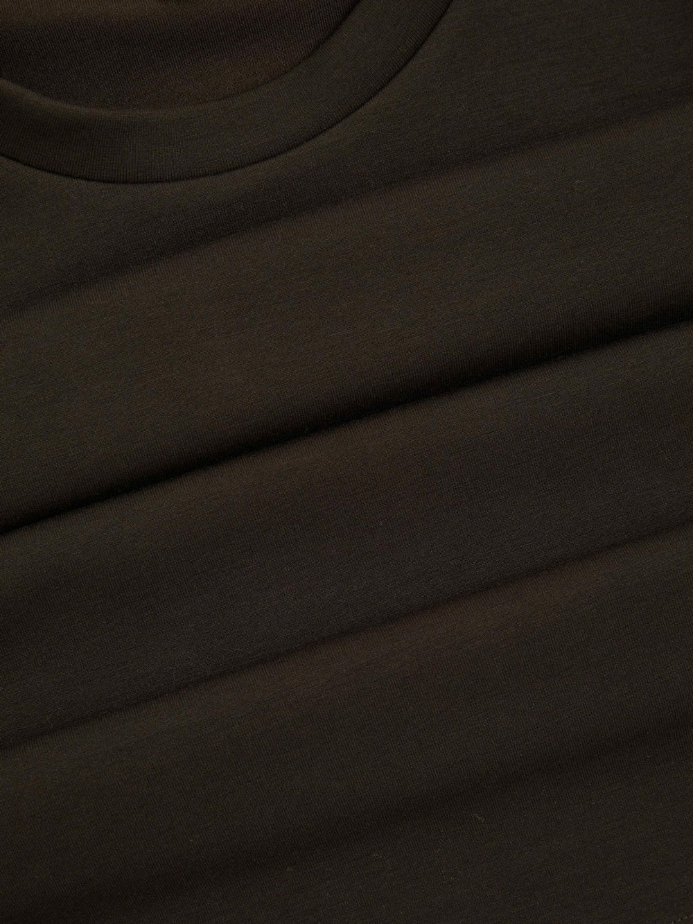 Interlock Jersey Crew Neck T-Shirt Chocolate Brown | Mens