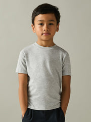 9-13 yrs Crew Neck T-Shirt Grey | Children
