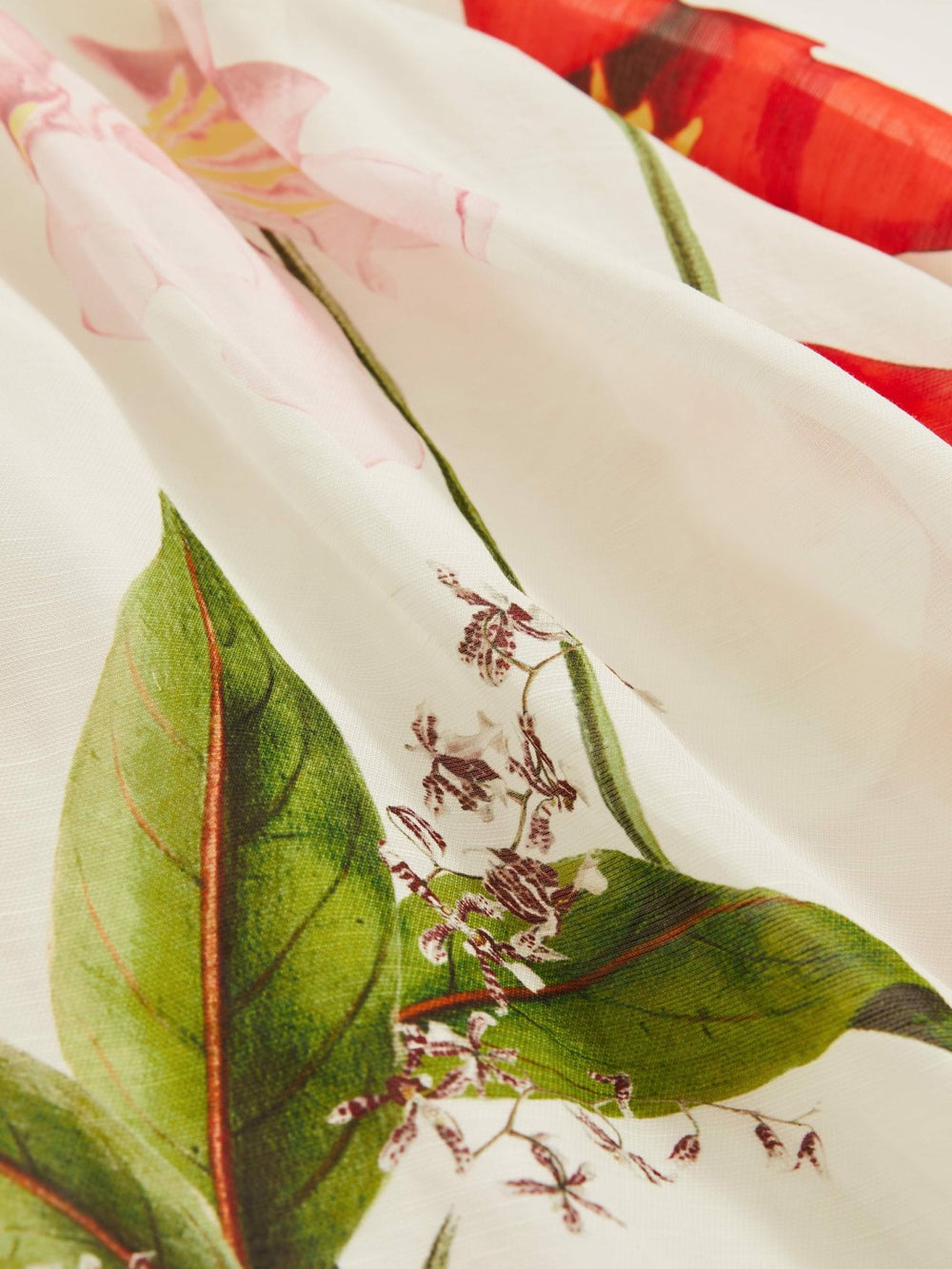 4-9 yrs  | NYBG Floral Maxi Dress With Linen Ivory | Children