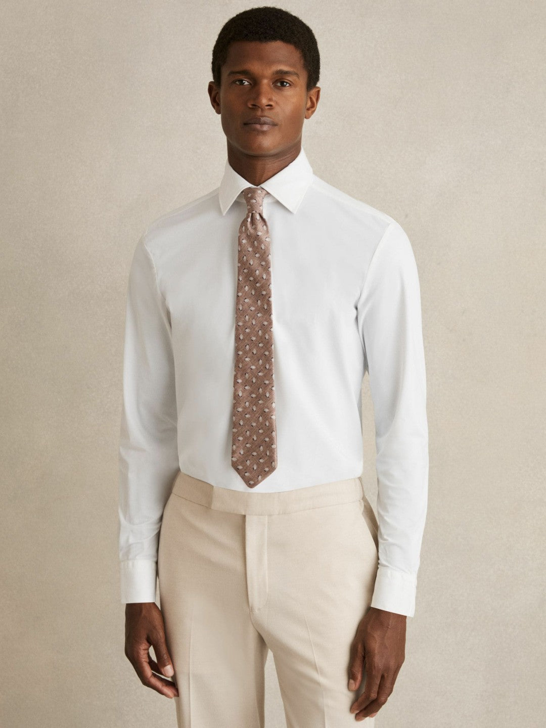Long-Sleeve Travel Shirt White | Mens