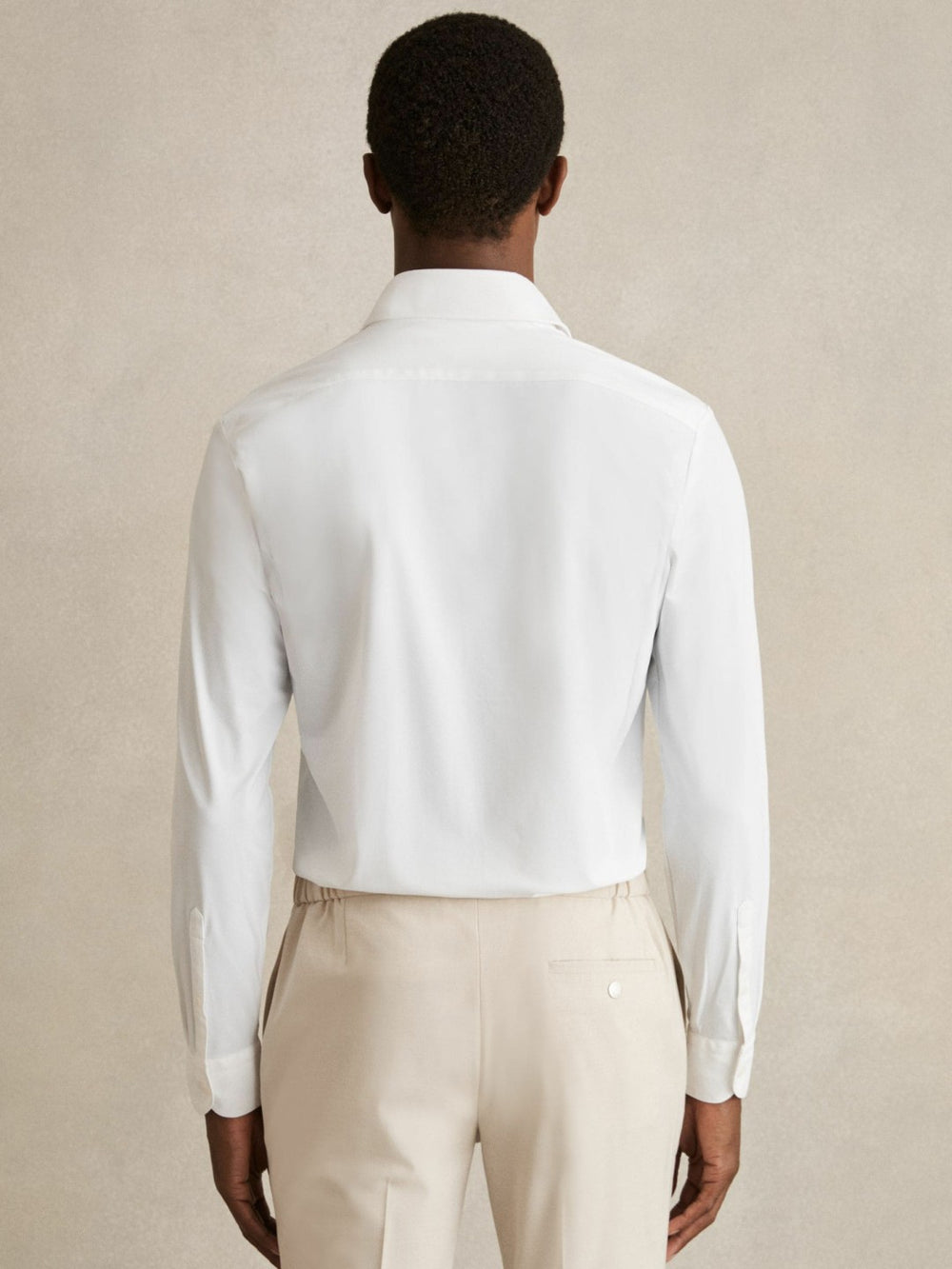 Long-Sleeve Travel Shirt White | Mens