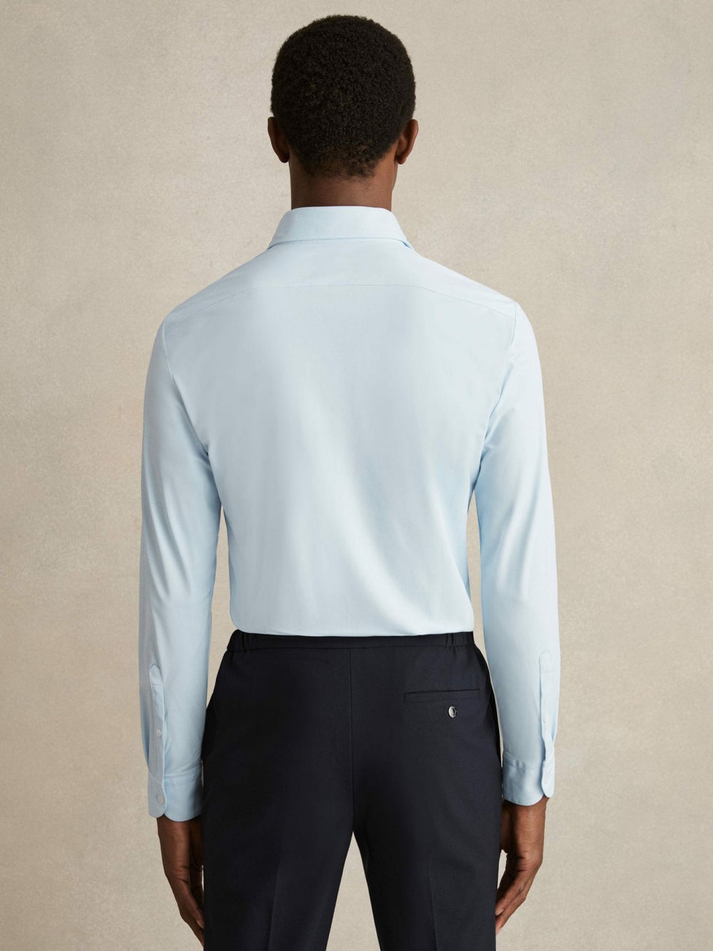 Long-Sleeve Travel Shirt Soft Blue | Mens