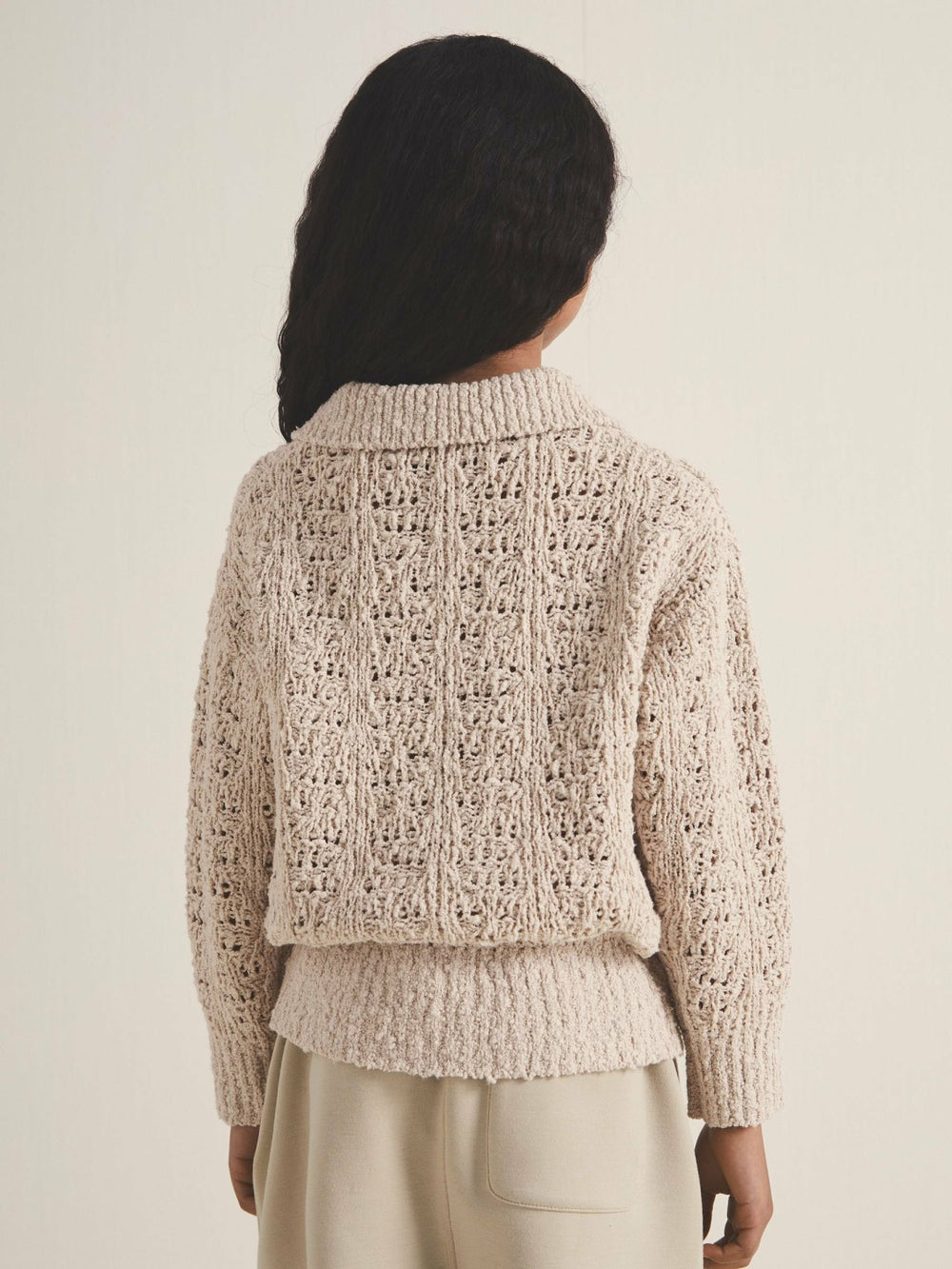 4-9 yrs  | 100 Ciels Bouclé Jumper Neutral | Children