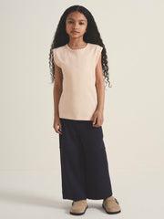4-9 yrs  | Les 100 Ciels Oversize T-Shirt Peach | Children