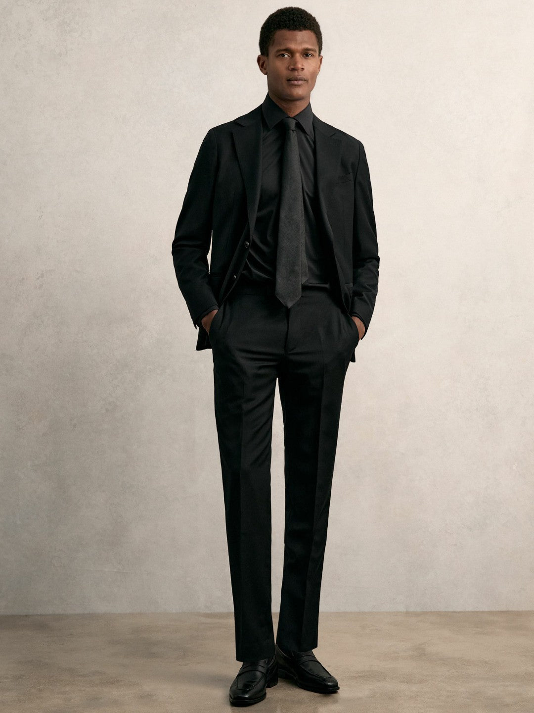 Long-Sleeve Travel Shirt Black | Mens