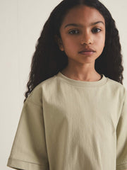 9-13 yrs  | Les 100 Ciels Oversize T-Shirt Sage | Children