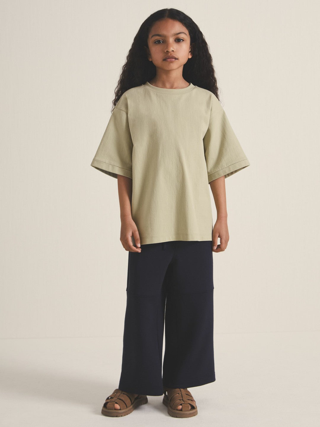 9-13 yrs  | Les 100 Ciels Oversize T-Shirt Sage | Children