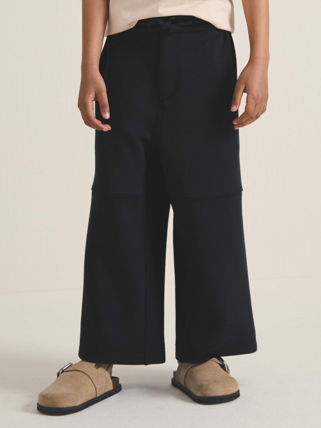 4-9 yrs  | Les 100 Ciels Wide-Leg Joggers Navy | Children