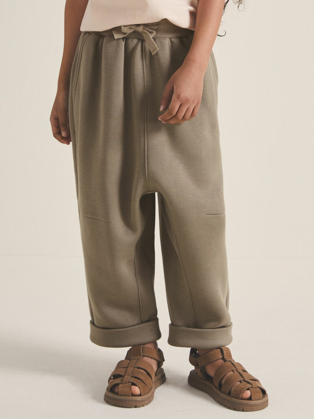 4-9 yrs  | Les 100 Ciels Jersey Joggers Mink | Children
