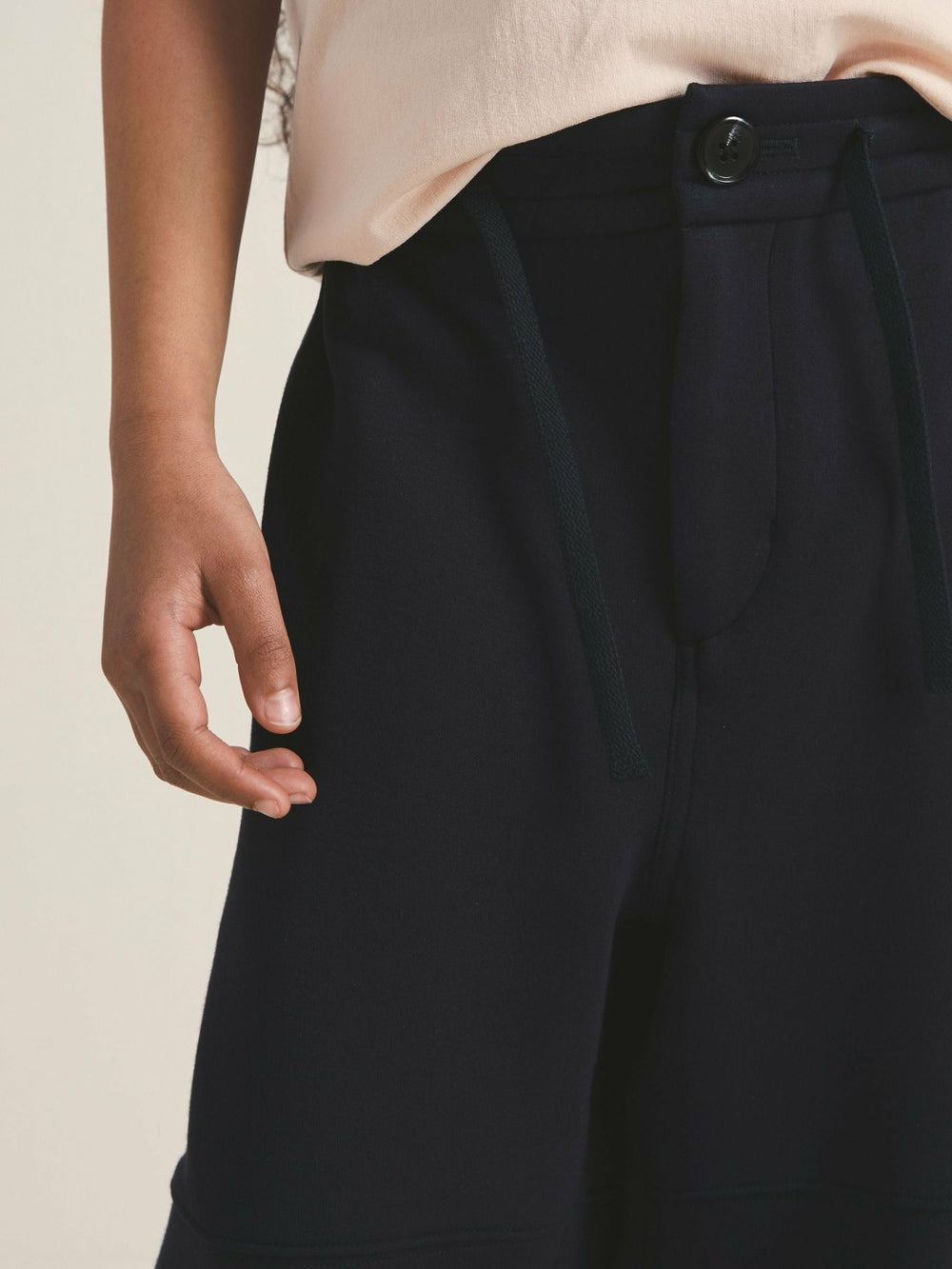 9-13 yrs  | Les 100 Ciels Wide-Leg Joggers Navy | Children