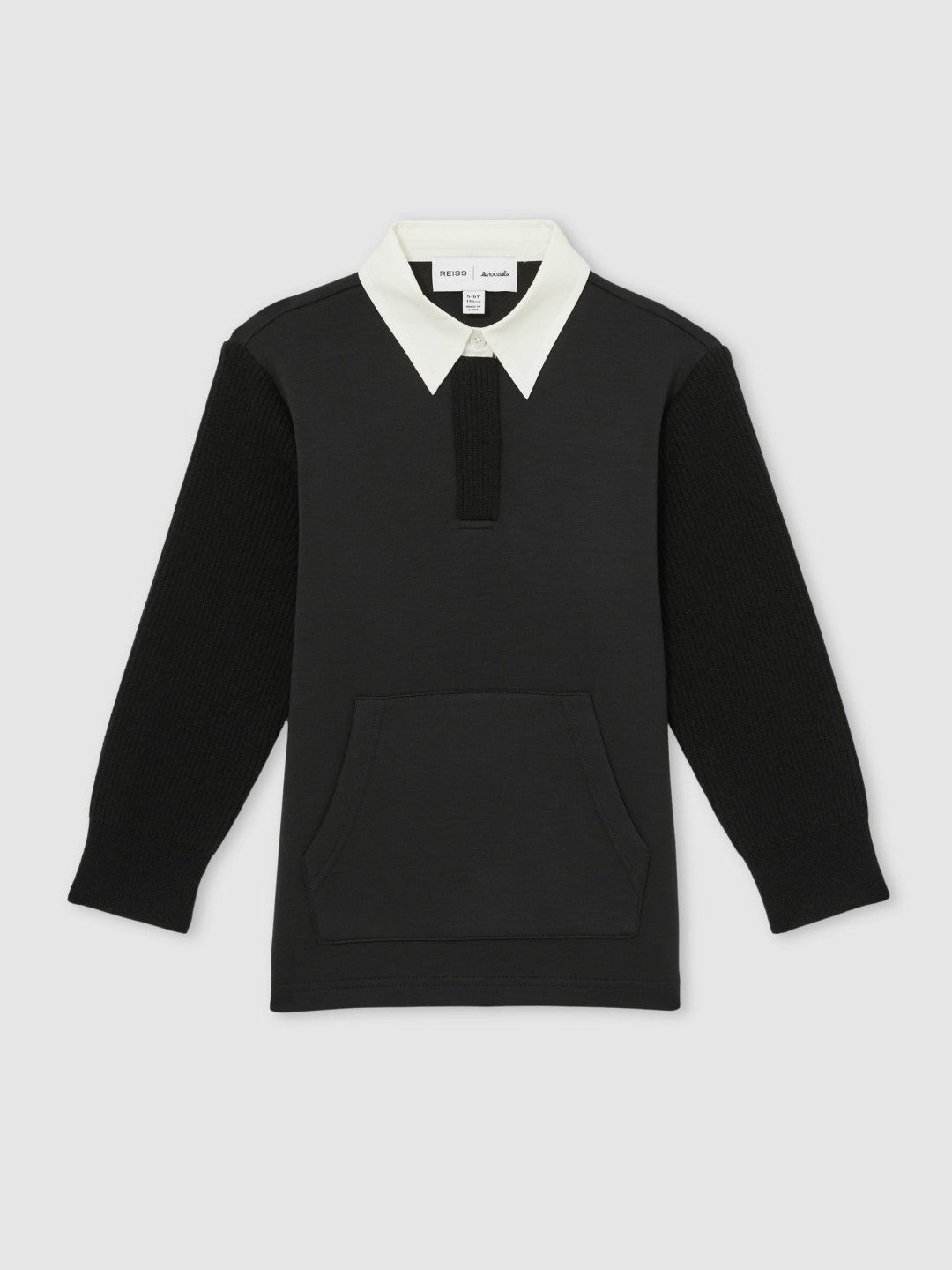 9-13 yrs  | Les 100 Ciels Polo Sweatshirt Black | Children
