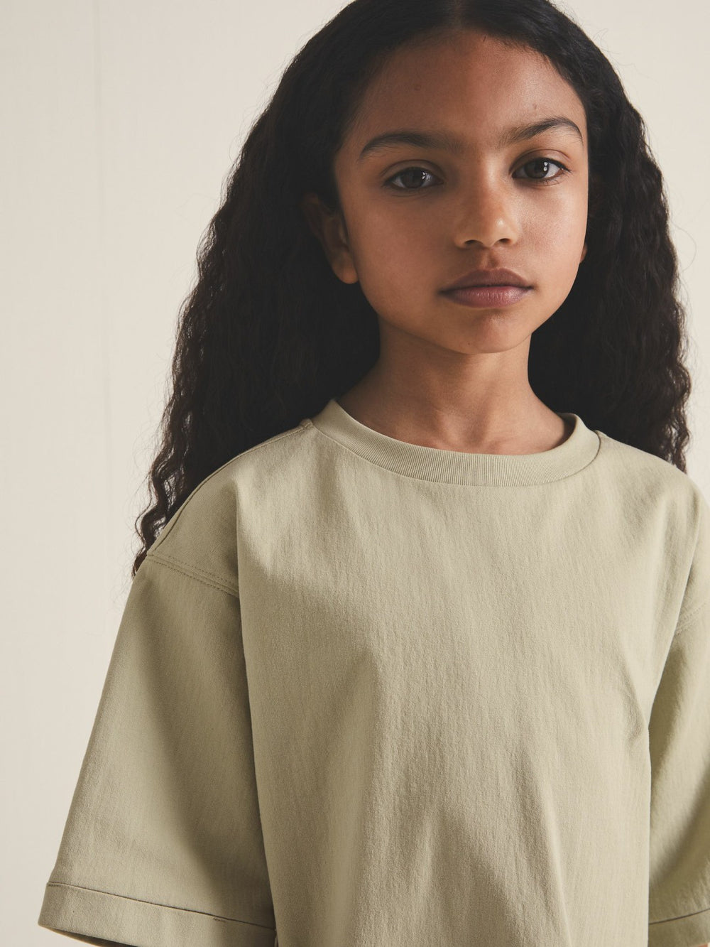 4-9 yrs  | Les 100 Ciels Oversize T-Shirt Sage | Children
