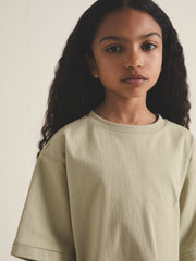 4-9 yrs  | Les 100 Ciels Oversize T-Shirt Sage | Children