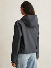 Rains Hardshell Short Jacket Navy | Womens