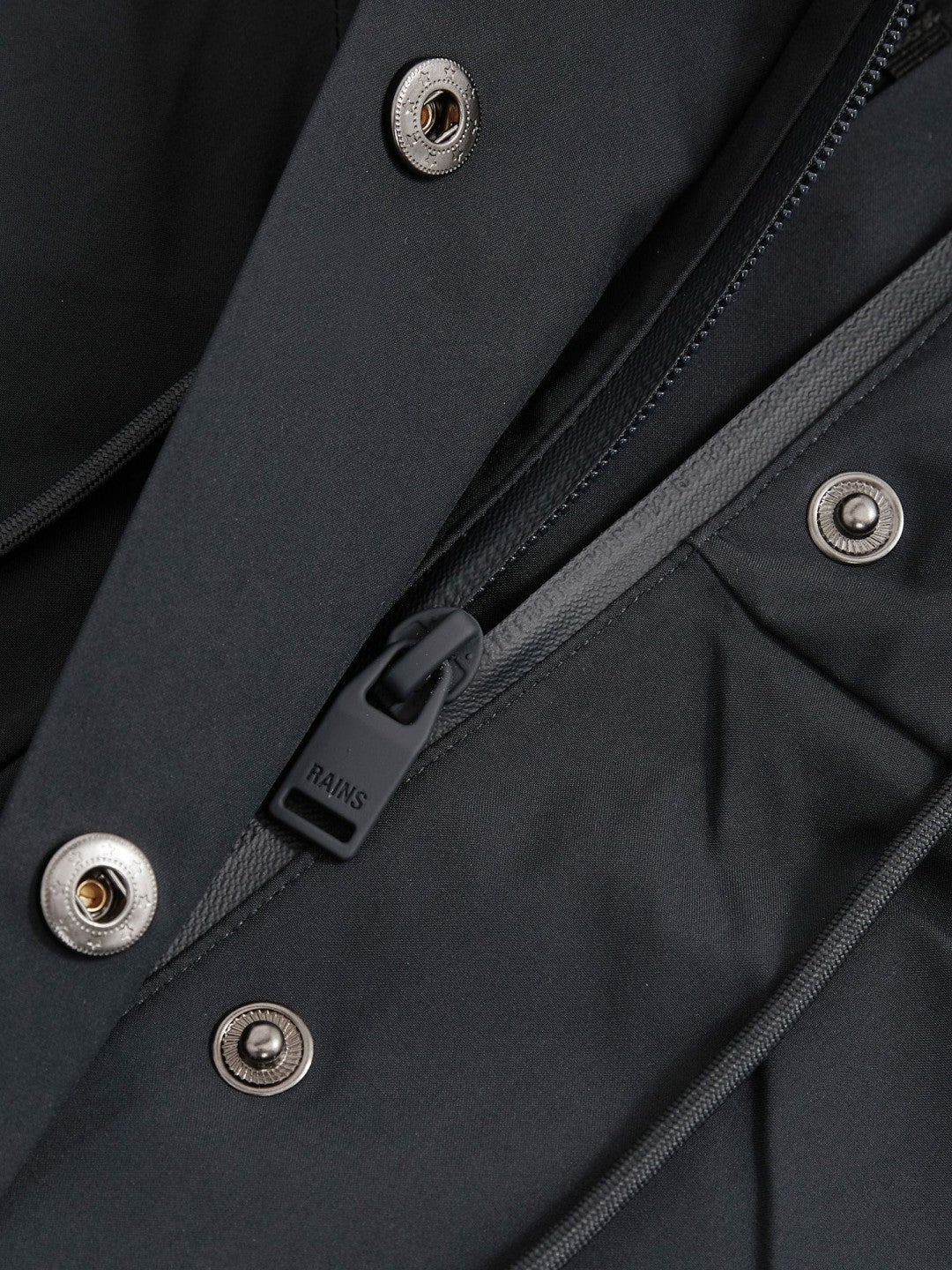 Rains Hardshell Short Jacket Navy | Womens