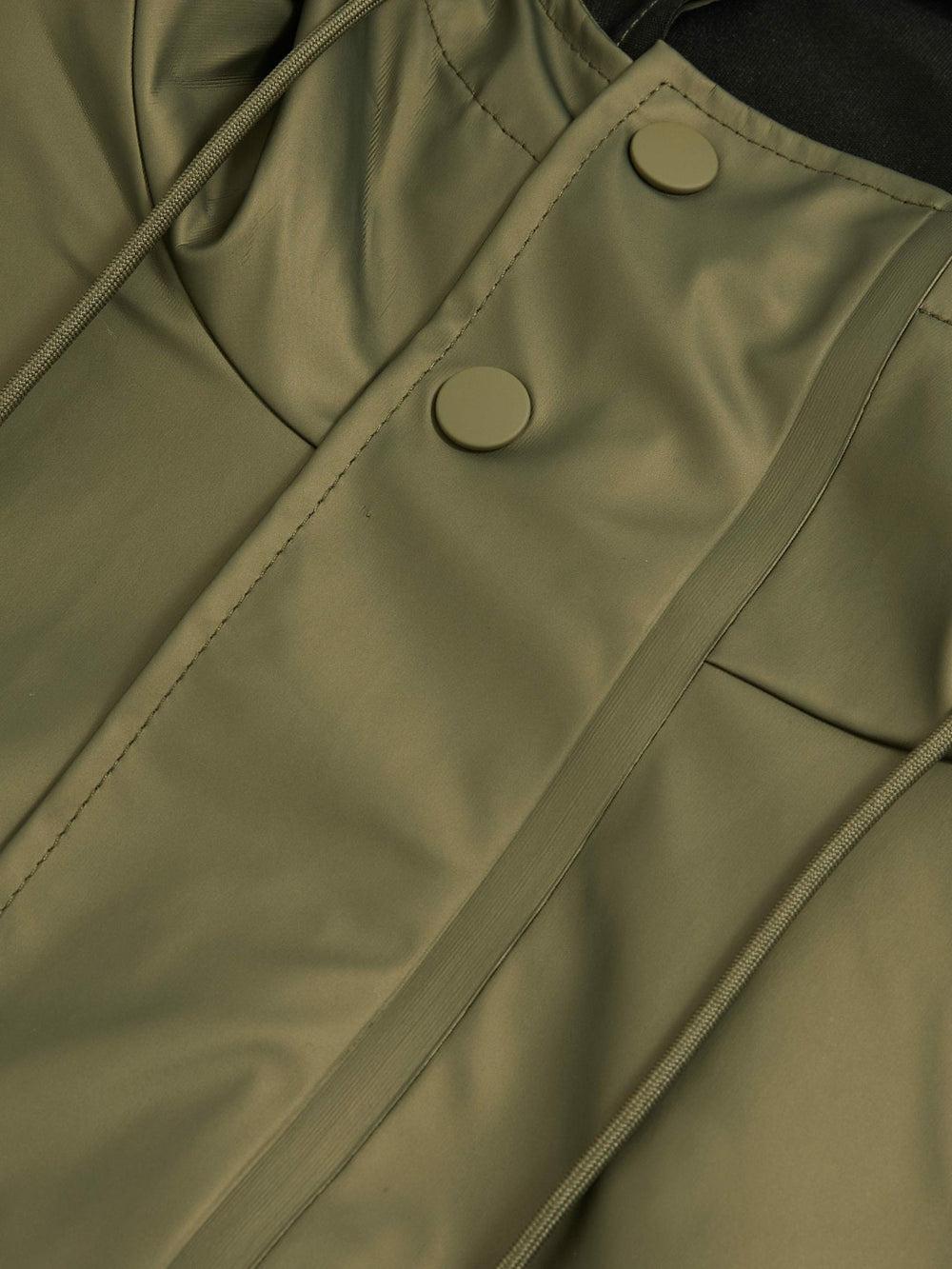 Rains Long Hooded Jacket Revel Brass Green | Womens