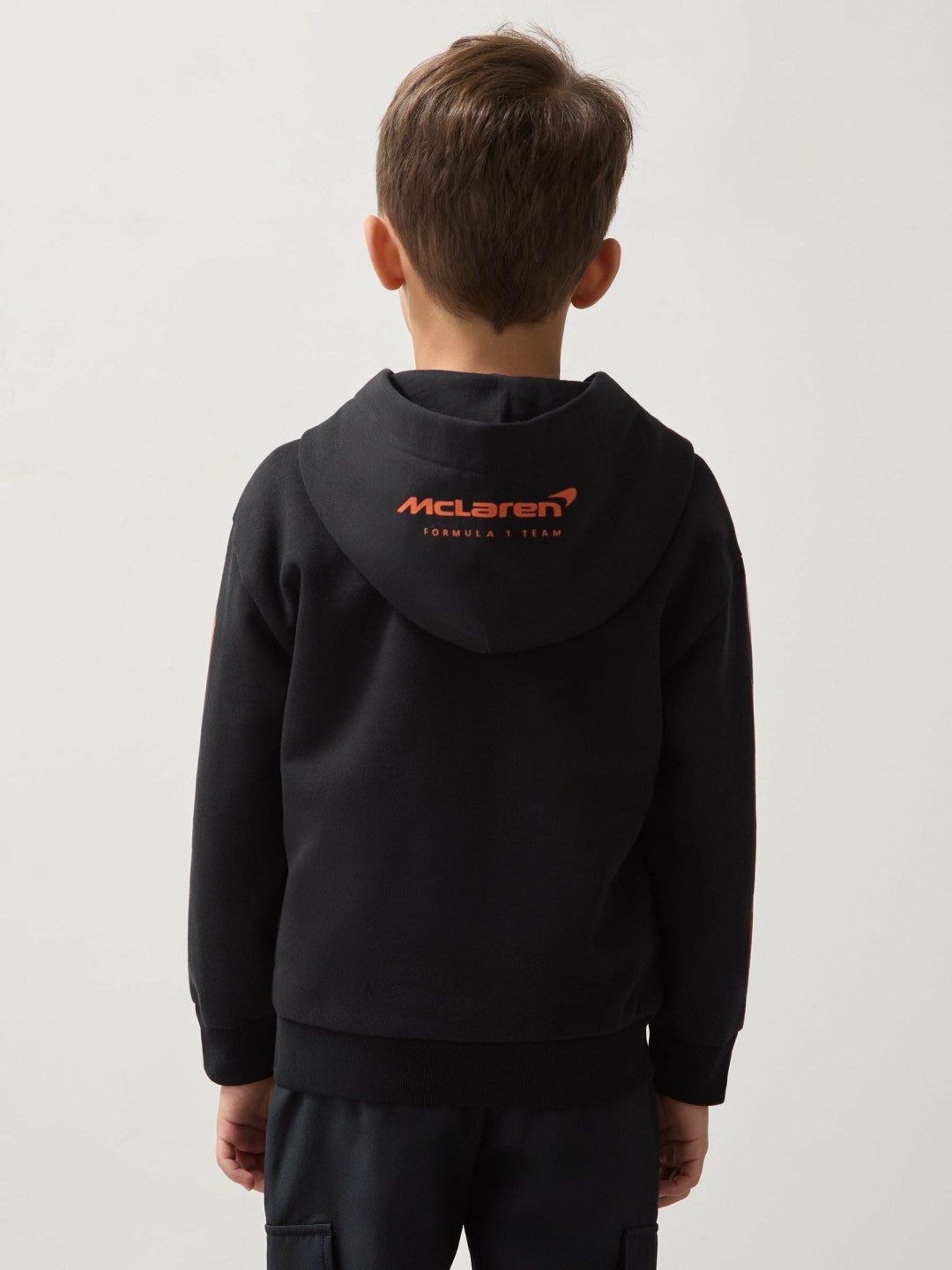 9-13 yrs McLaren F1 Team Cotton Logo Hoodie Unisex Fit Black | Children