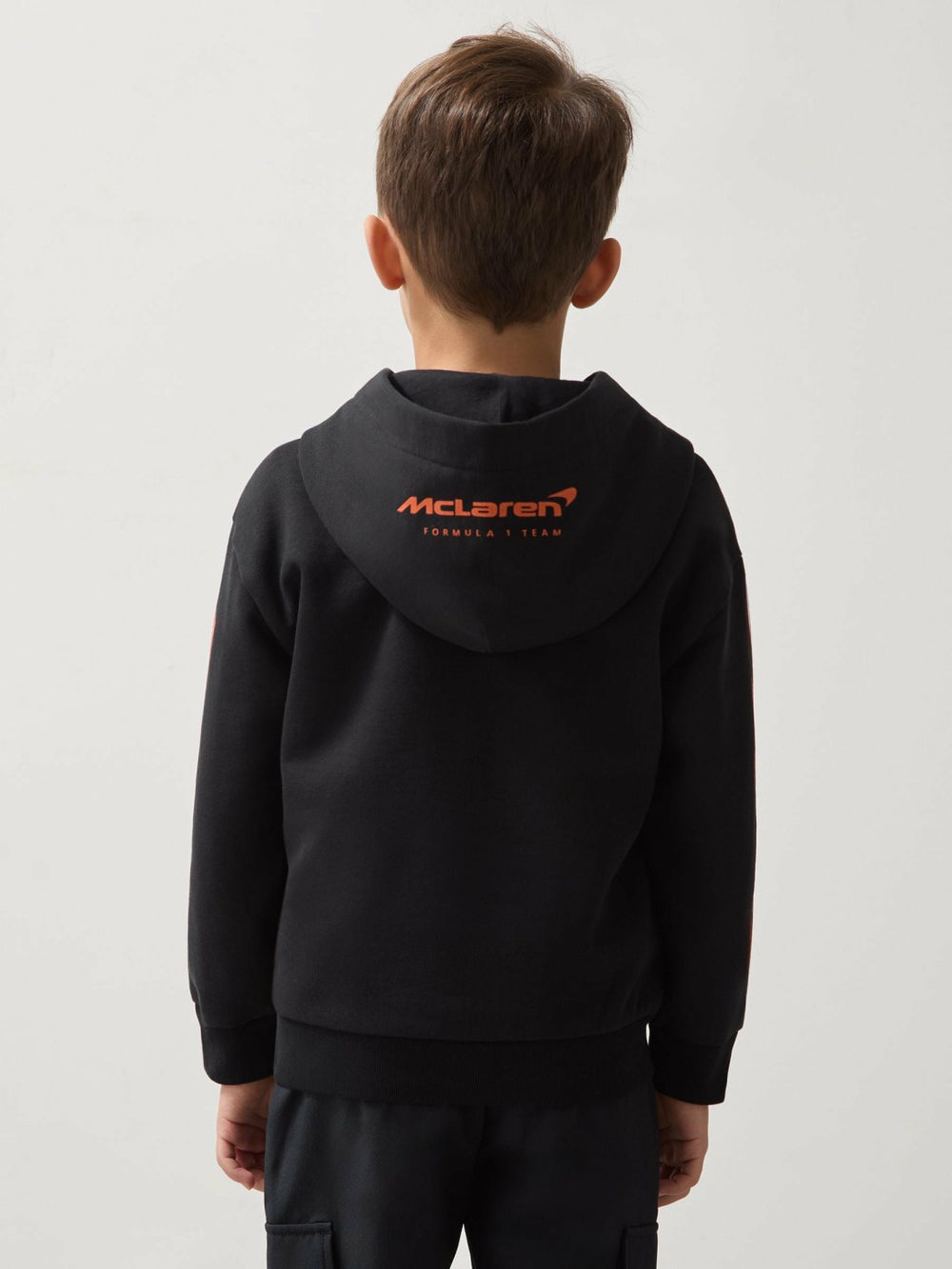 9-13 yrs McLaren F1 Team Cotton Logo Hoodie Unisex Fit Black | Children