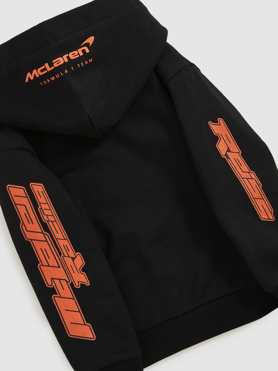 9-13 yrs McLaren F1 Team Cotton Logo Hoodie Unisex Fit Black | Children