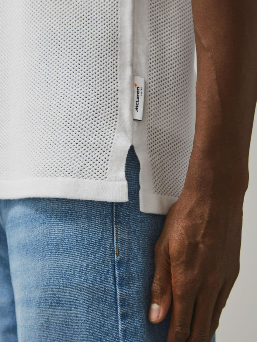 McLaren F1 Team Speedmark Knit Vest White | Mens