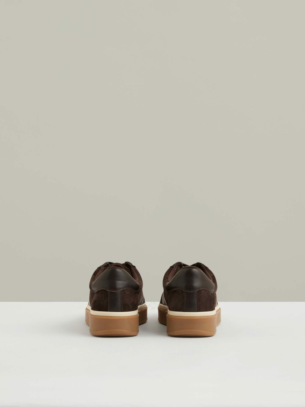 Suede Low-Top Trainers Chocolate | Womens